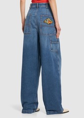 Etro Denim High Rise Wide Jeans