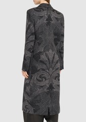 Etro Double Breasted Wool Long Coat