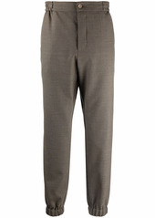 Etro elasticated stretch-wool trousers