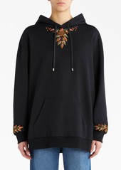 Etro embroidered cotton hoodie