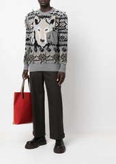 Etro embroidered crew-neck jumper