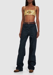 Etro Embroidered Crop Top