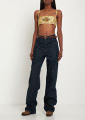 Etro Embroidered Crop Top
