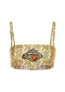 Etro Embroidered Crop Top