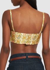 Etro Embroidered Crop Top