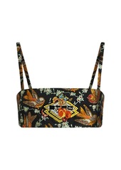 Etro Embroidered Logo Crop Top