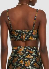 Etro Embroidered Logo Crop Top