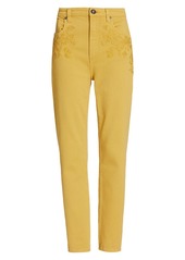 Etro Embroidered Skinny Jeans