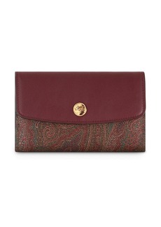 Etro Essential paisley-print leather wallet