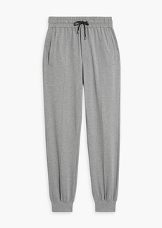 Etro - Appliquéd French cotton-blend terry sweatpants - Gray - S