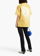 Etro - Coated paisley-print ripstop shirt - Yellow - IT 38