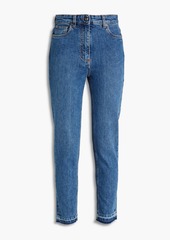 Etro - Cropped high-rise slim-leg jeans - Blue - 29