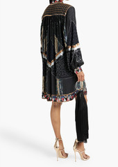 Etro - Embellished silk dress - Black - IT 46