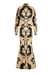 Etro - Floral Stretch-Cotton Maxi Shirt Dress - Multi - IT 40 - Moda Operandi