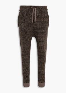 Etro - Jacquard-knit wool and mohair-blend sweatpants - Neutral - M