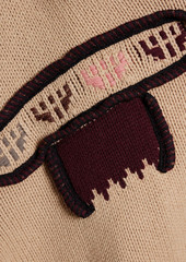 Etro - Jacquard-knit wool-blend hooded cardigan - Neutral - IT 46