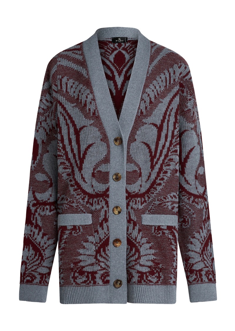 Etro - Knit Wool Cardigan - Multi - IT 38 - Moda Operandi