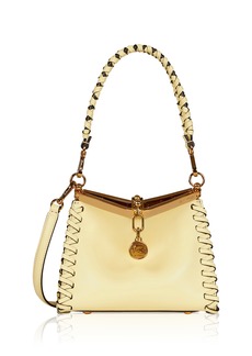 Etro - Mini Vela Leather Top Handle Bag - Yellow - OS - Moda Operandi