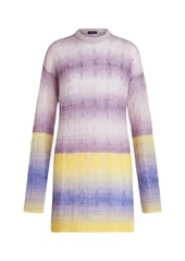 Etro - Oversized Cable-Knit Sweater - Multi - S - Moda Operandi