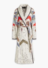 Etro - Patchwork-effect quilted cotton coat - White - IT 44