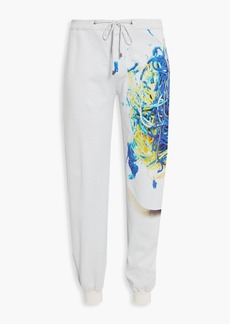 Etro - Printed cotton-blend sweatpants - White - XXL