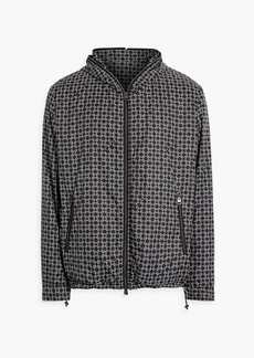 Etro - Printed shell hooded jacket - Black - M