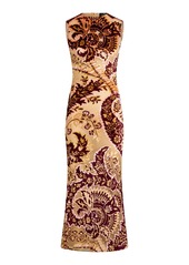 Etro - Printed Sleeveless Midi Dress - Multi - IT 36 - Moda Operandi