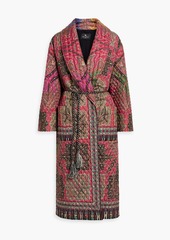 Etro - Quilted printed silk coat - Multicolor - IT 44