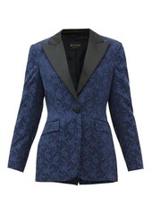Etro Acacia single-breasted floral-jacquard jacket