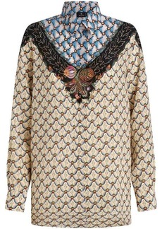 ETRO All-over floral print shirt