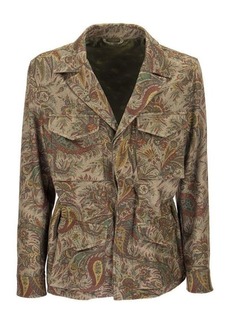 ETRO BenEtroEssere - Sahariana with floral paisley motifs