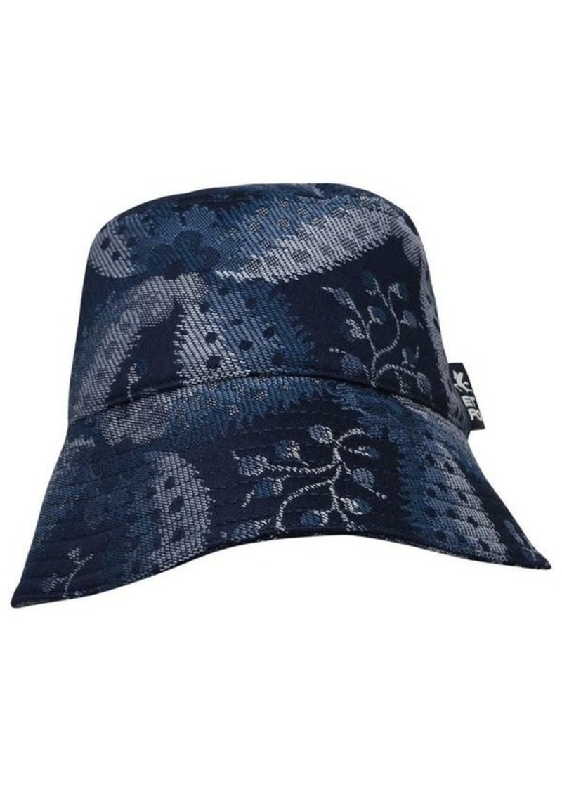 ETRO Blue cotton blend hat
