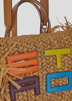 Etro Braided Raffia Shopping Bag