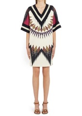 Etro Burning Satin Minidress