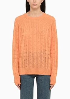 ETRO cable-knit crew-neck sweater