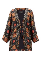 Etro Campeiro floral-print silk-blend jacket