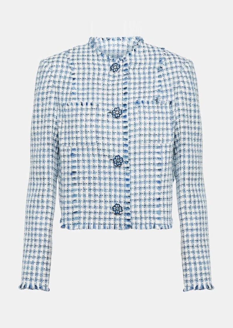 Etro Checked bouclé jacket