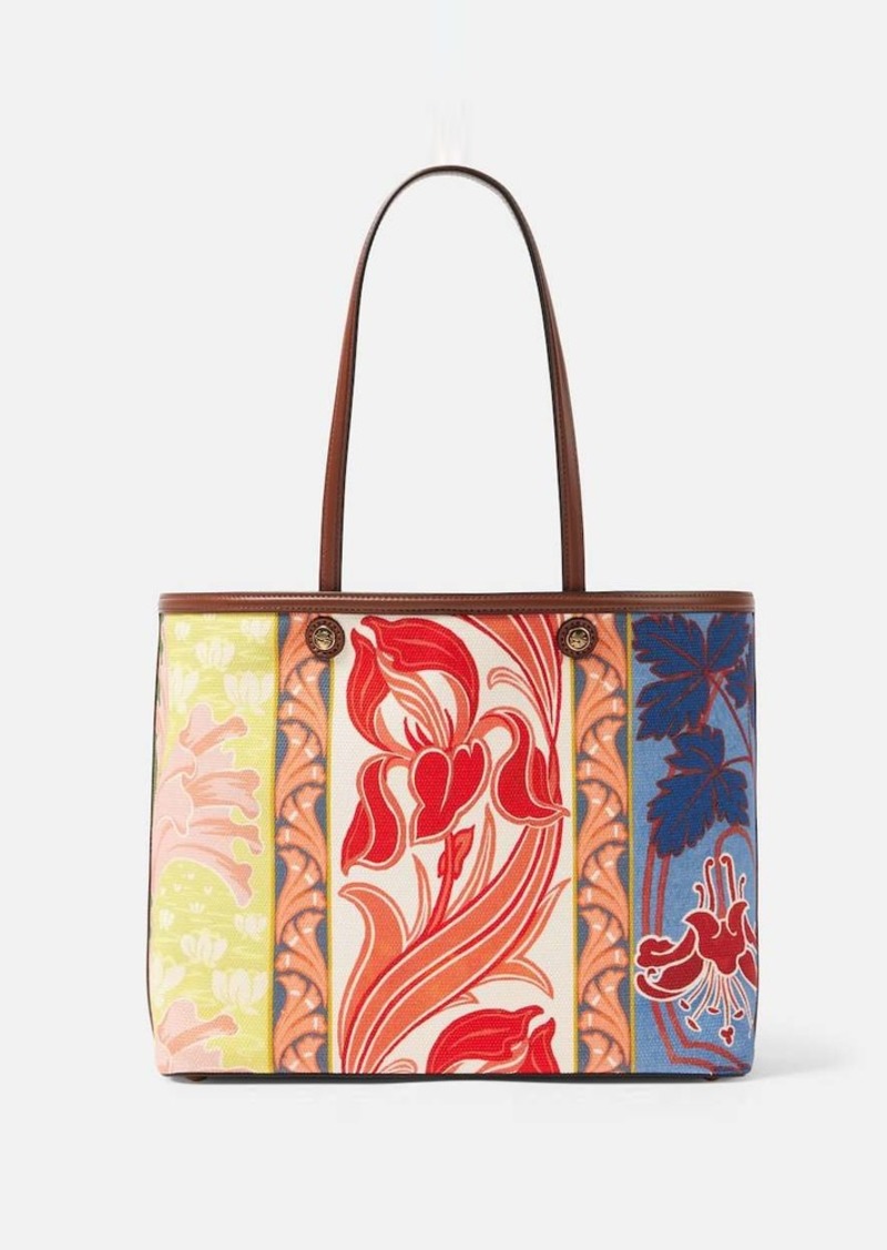 Etro Coffa Large canvas tote bag