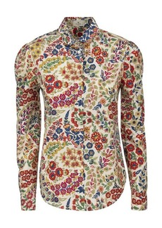 ETRO Cotton shirt with floral Paisley print