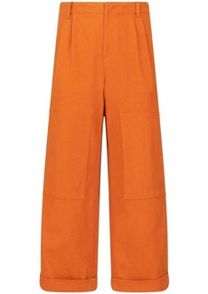 ETRO Cotton wide-leg trousers
