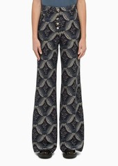 ETRO denim flared trousers