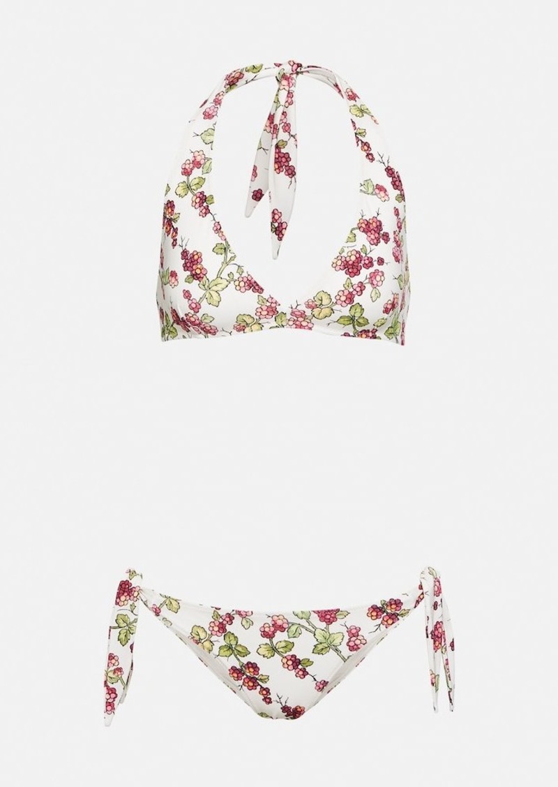 Etro Floral halterneck bikini