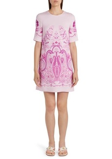 Etro Floral Paisley Shift Dress in Purple at Nordstrom