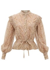 Etro Gardenia paisley-print cotton-blend blouse