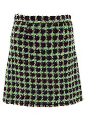 ETRO Knee-length mixed wool bouclé sheath skirt