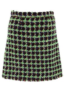 ETRO Knee-length mixed wool bouclé sheath skirt