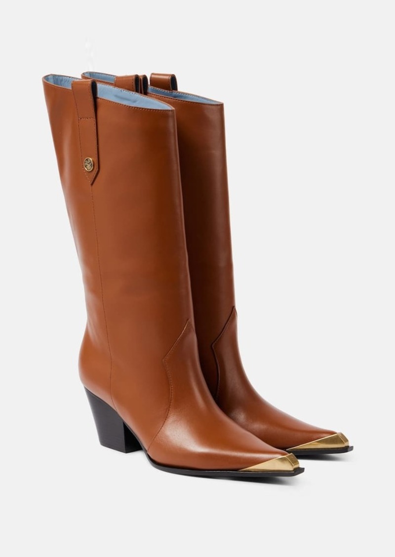 Etro Leather cowboy boots