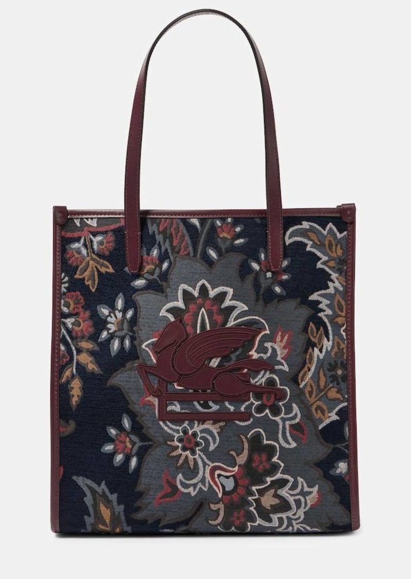 Etro Love Trotter Medium embroidered tote bag