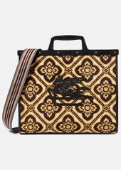 Etro Love Trotter Medium embroidered tote bag