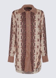 ETRO MULTICOLOR WOOL AND SILK SHIRT